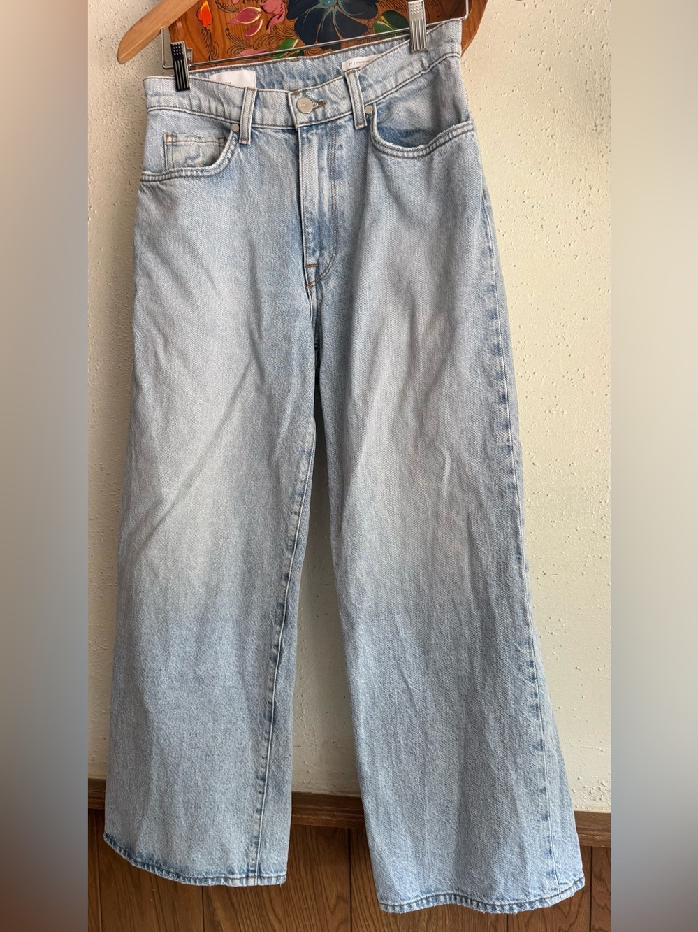 BLDWN Light Blue Cropped Wide Leg Women’s Denim Jeans Size 27